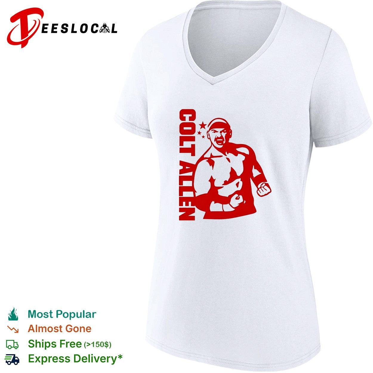 Bald Eagle Colt Allen paint vintage shirt