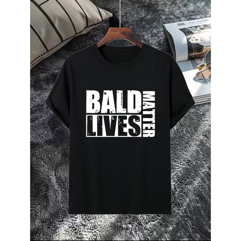Bald Lives Matter Graphic T-Shirt for Men