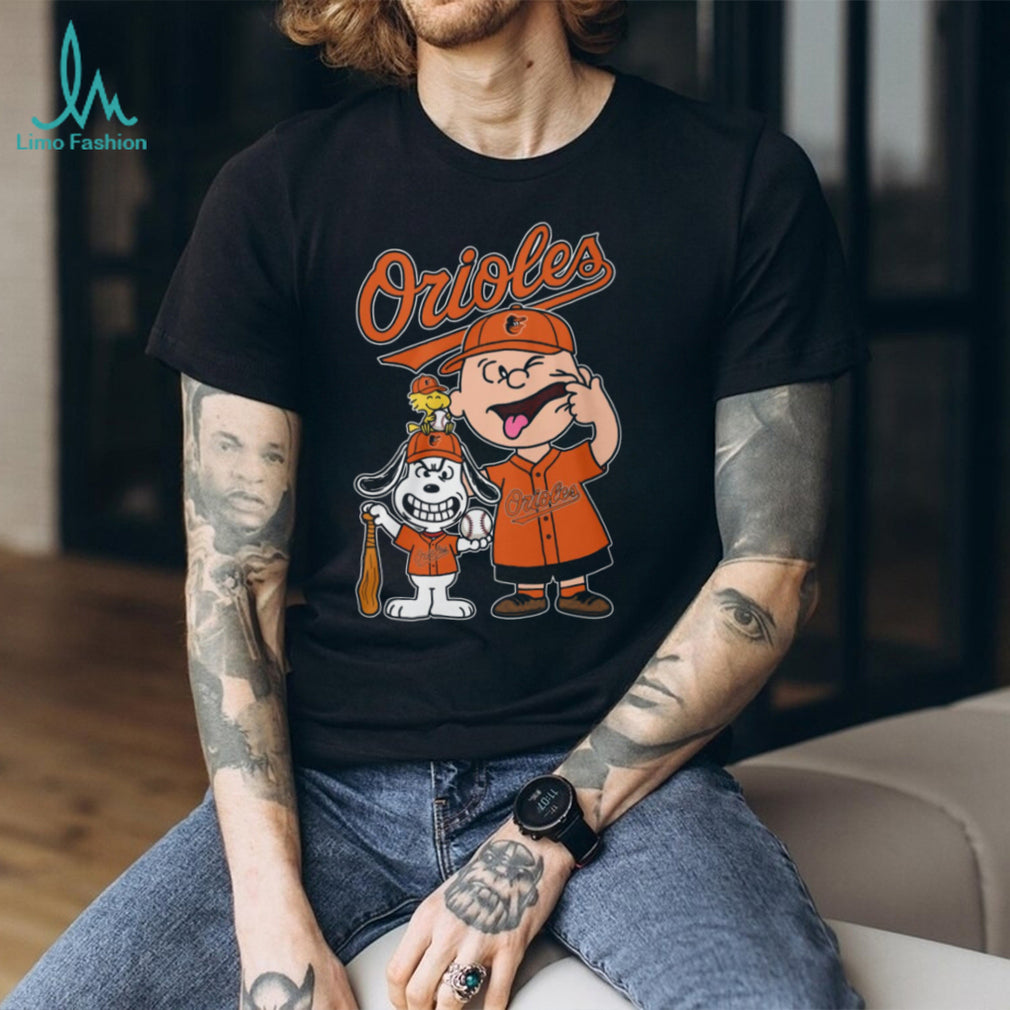 Baltimore Orioles Mascot Baseball Cartoon Fan Shirt