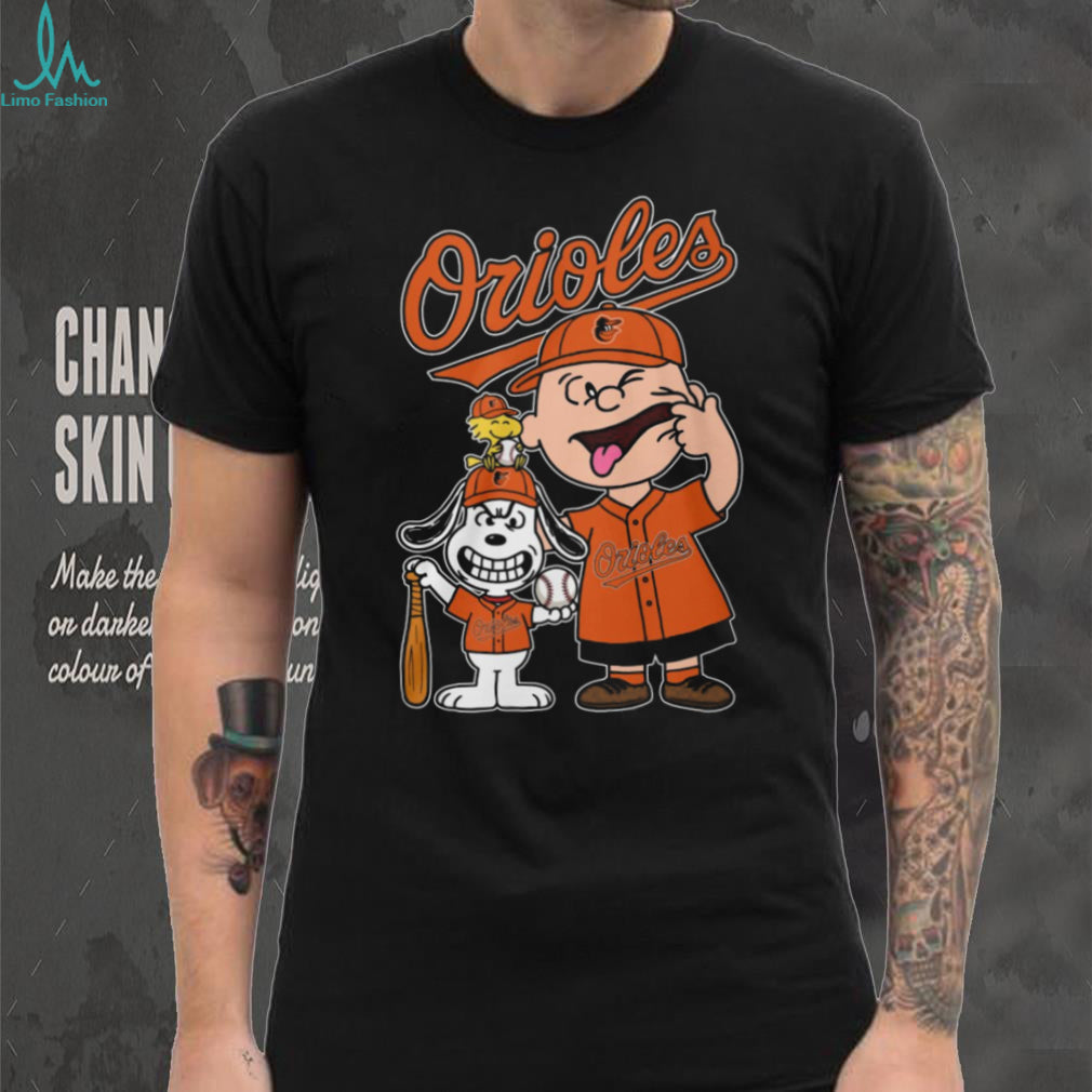 Baltimore Orioles Mascot Baseball Cartoon Fan Shirt