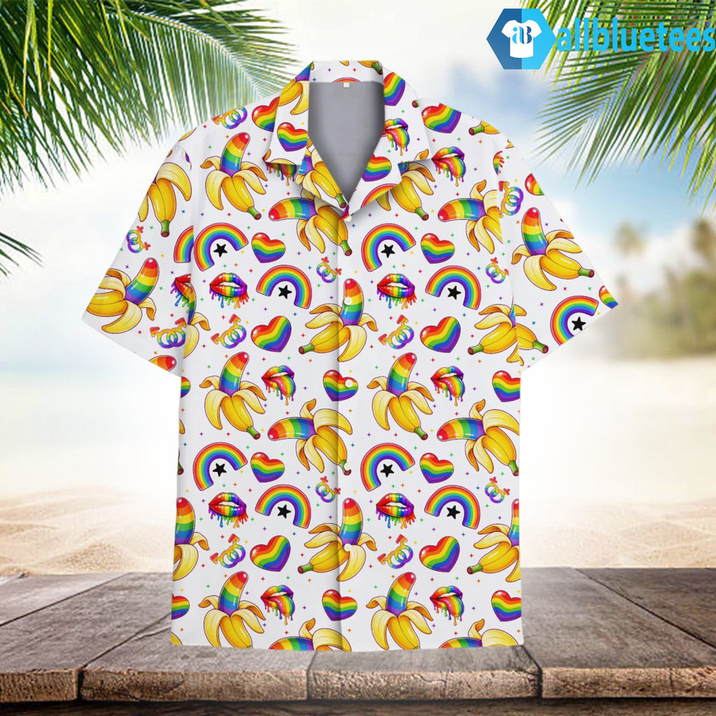 Banana LGBT Pride Hawaiian Shirt