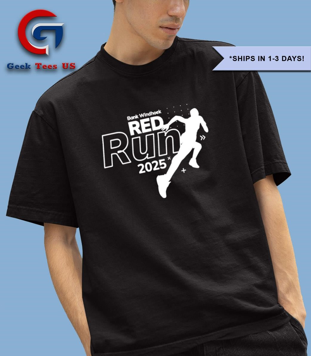 Bank Windhoek red run 2025 shirt