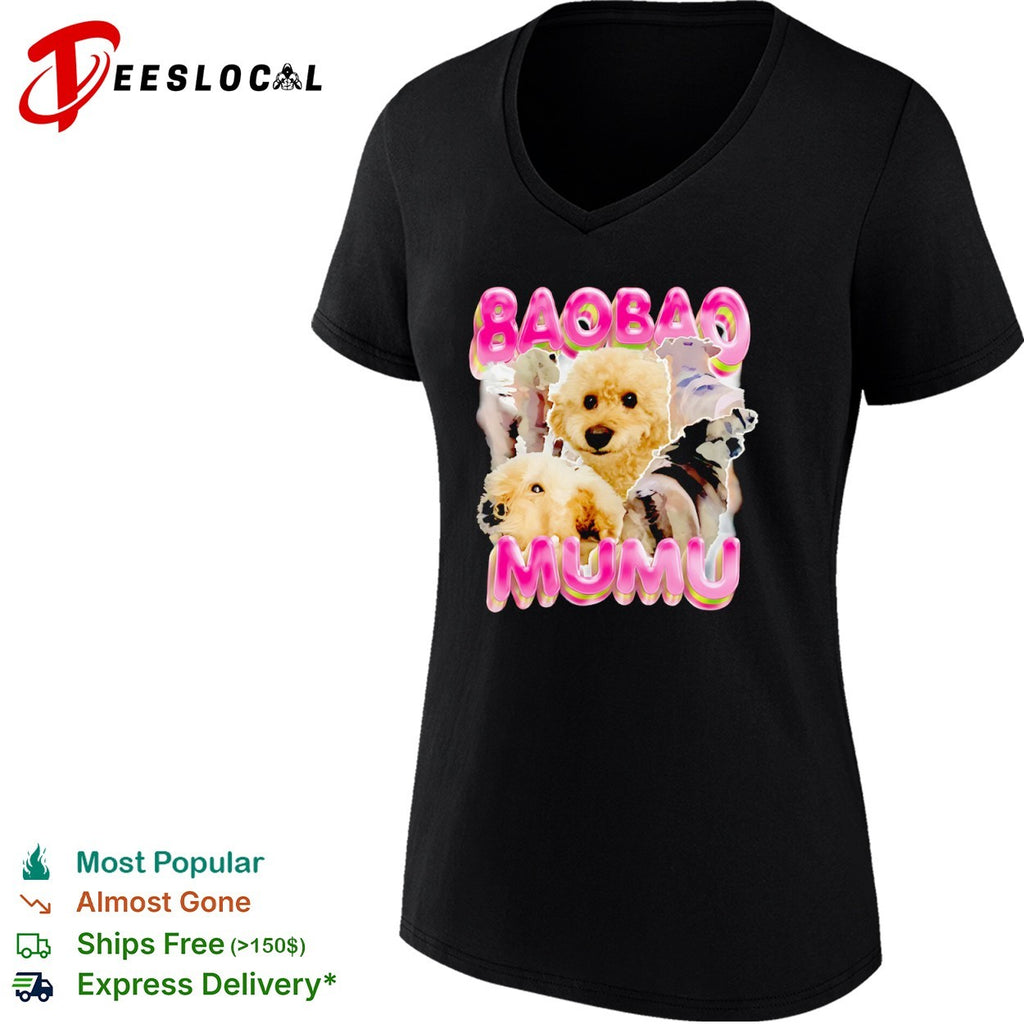 Baobao Mumu Poodle Dog Cute Pet Portrait shirt