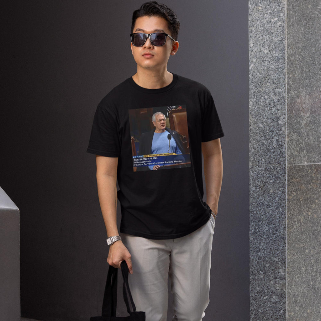 Barney Frank Blue Shirt