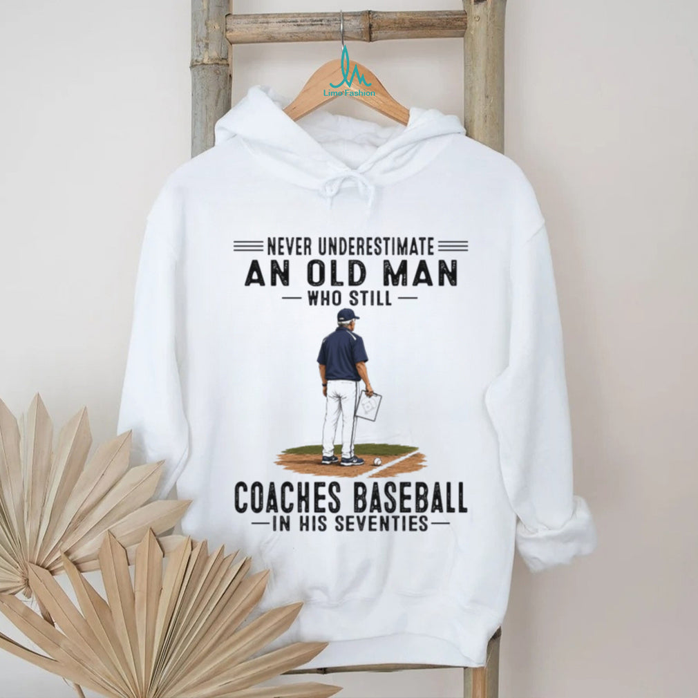 Baseball Coach Seventies Old Man Sports Graphic Shirt