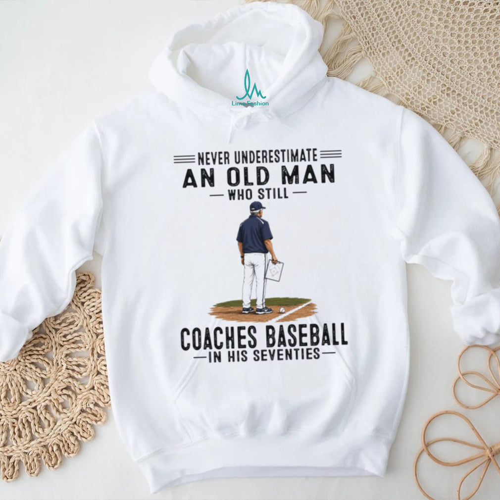 Baseball Coach Seventies Old Man Sports Graphic Shirt