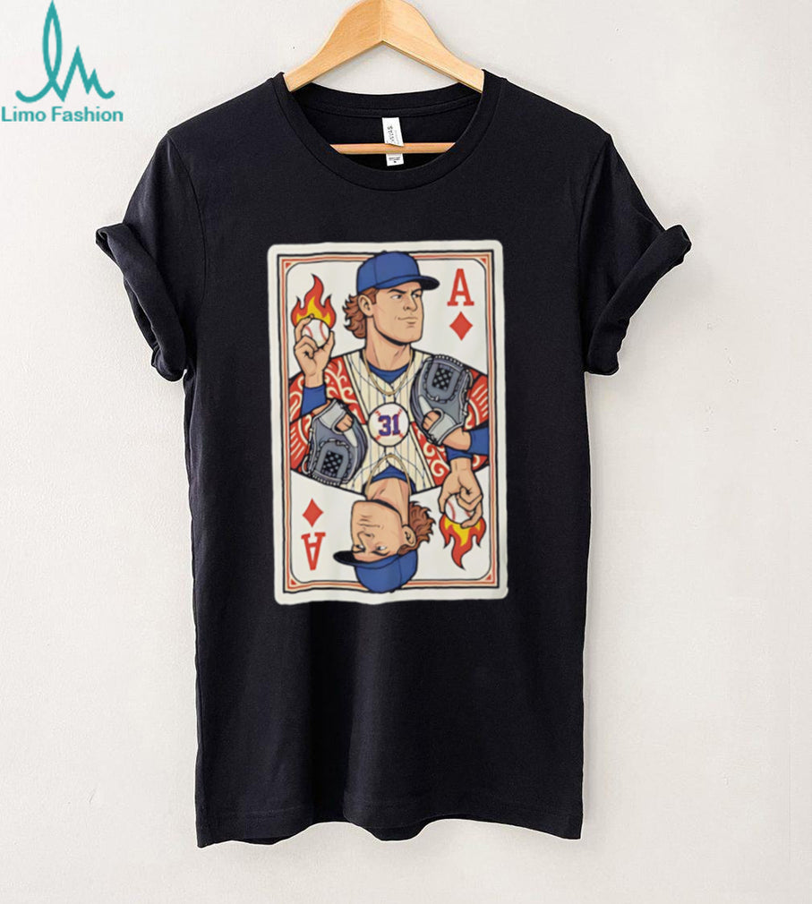 Baseball Player Ace Playing Card Graphic Unisex T Shirt
