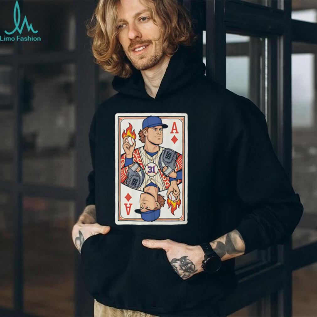 Baseball Player Ace Playing Card Graphic Unisex T Shirt