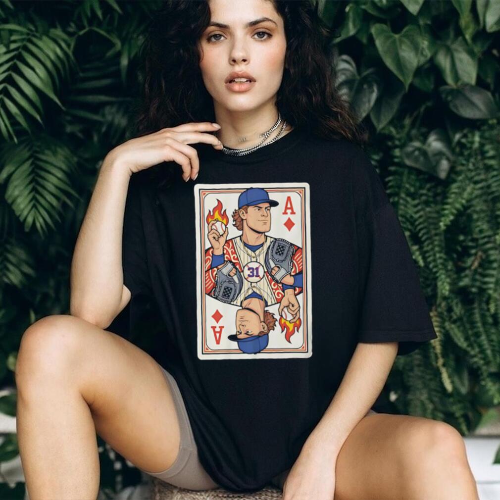 Baseball Player Ace Playing Card Graphic Unisex T Shirt