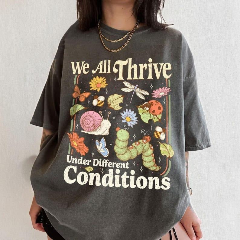Bcba Neurodiversity Comfort Colors Shirt, Special Education Teacher Shirt, Mental Health TShirt, We Are Thrive Under...