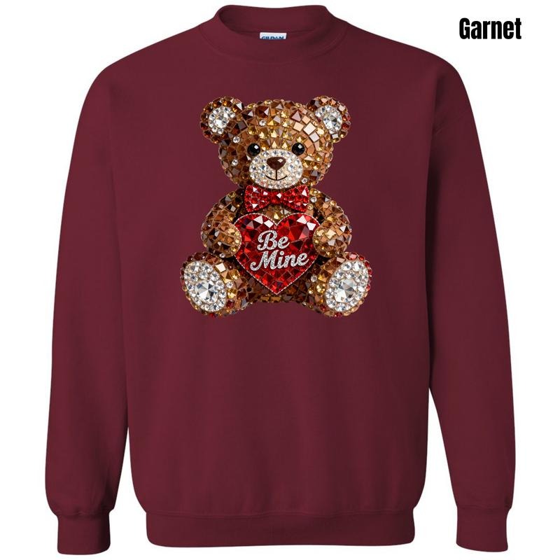 Be Mine Mosaic Teddy Sweatshirt 'NLB' T-Shirts, Hoodie | PodTeesHub.com