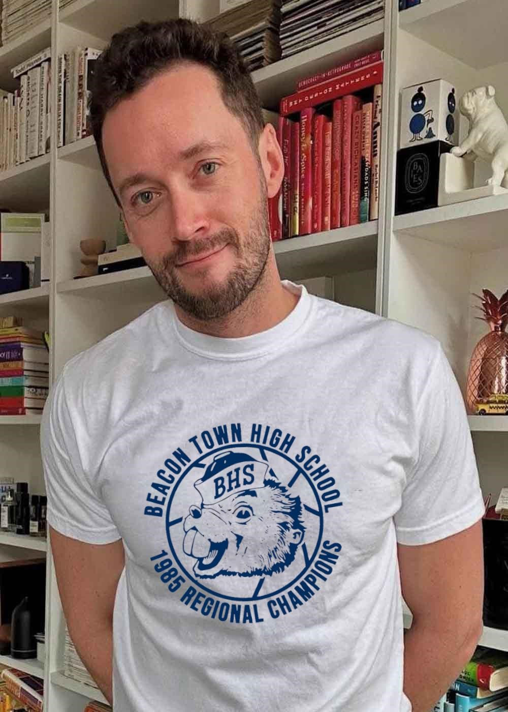 Beacon Town High School 1985 Regional Champions Beaver BHS T-Shirt