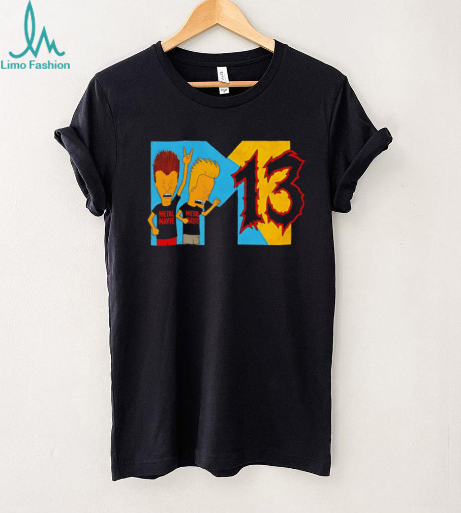 Beavis and Butt Head Metal Colors Rock Out number 13 shirt