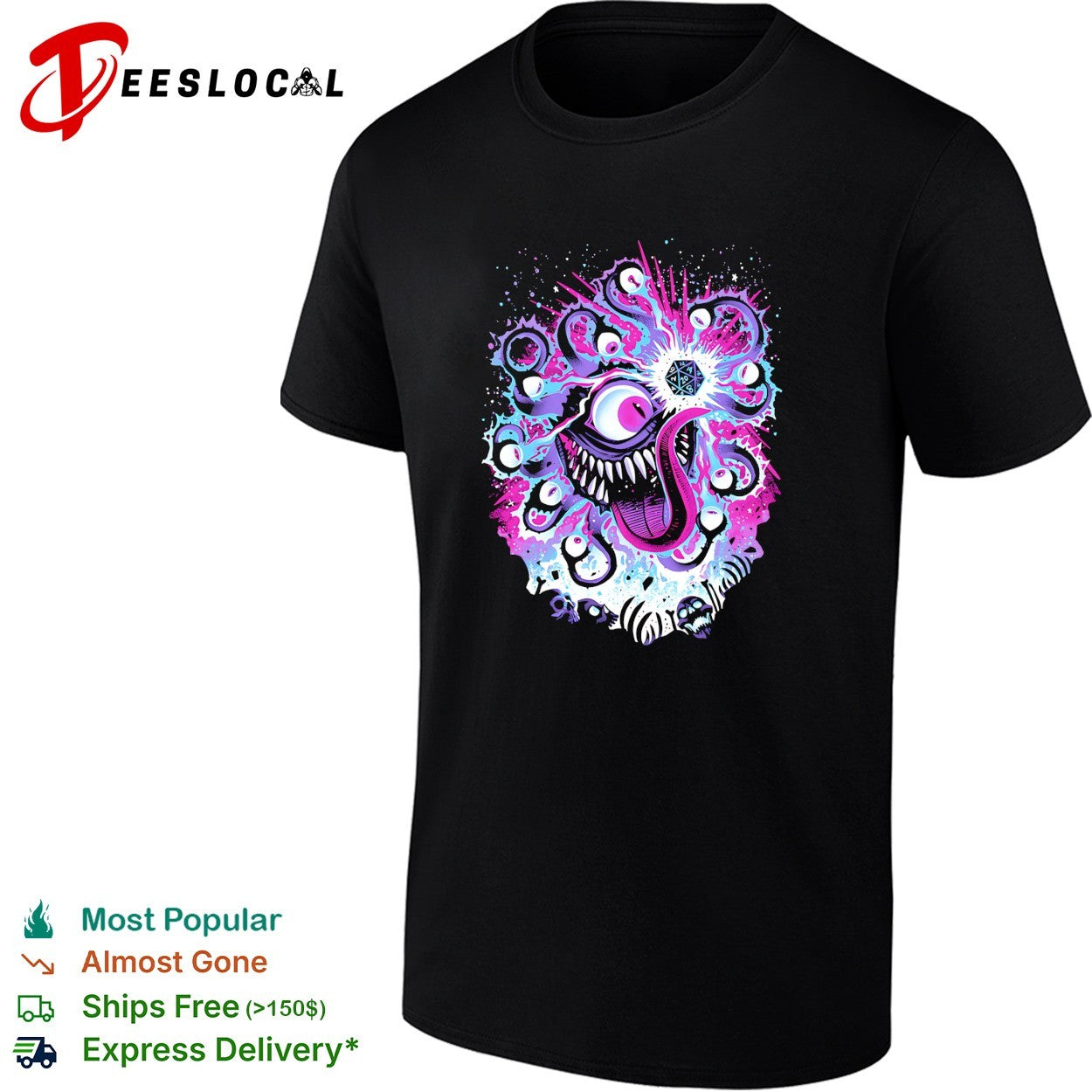 Beholder from Dungeons and Dragons The Eye Tyrant shirt