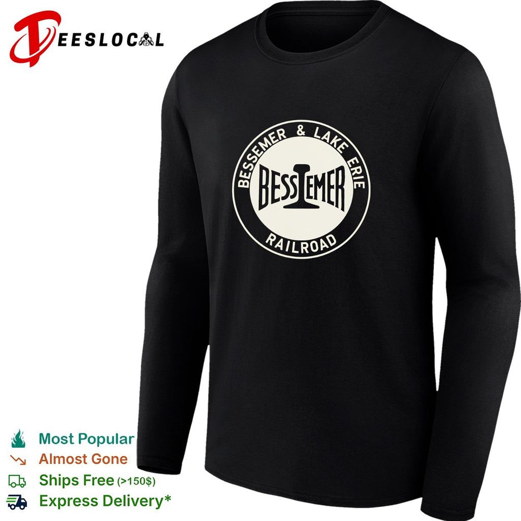 Bessemer and Lake Erie Railroad circular logo shirt