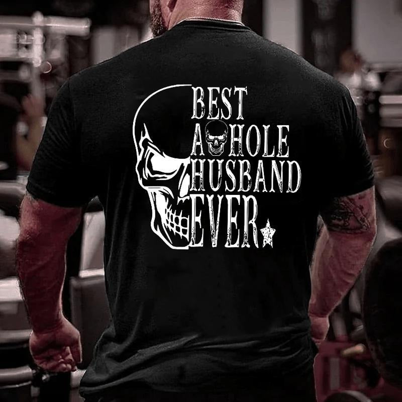 Best Badass Husband Ever Cotton Shirt, Father's Day T-Shirt,  Menswear Hoodie, Sweatshirt | PodTeesHub.com
