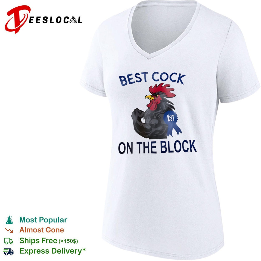 Cock on the Block 1st Place Rooster Muscle shirt