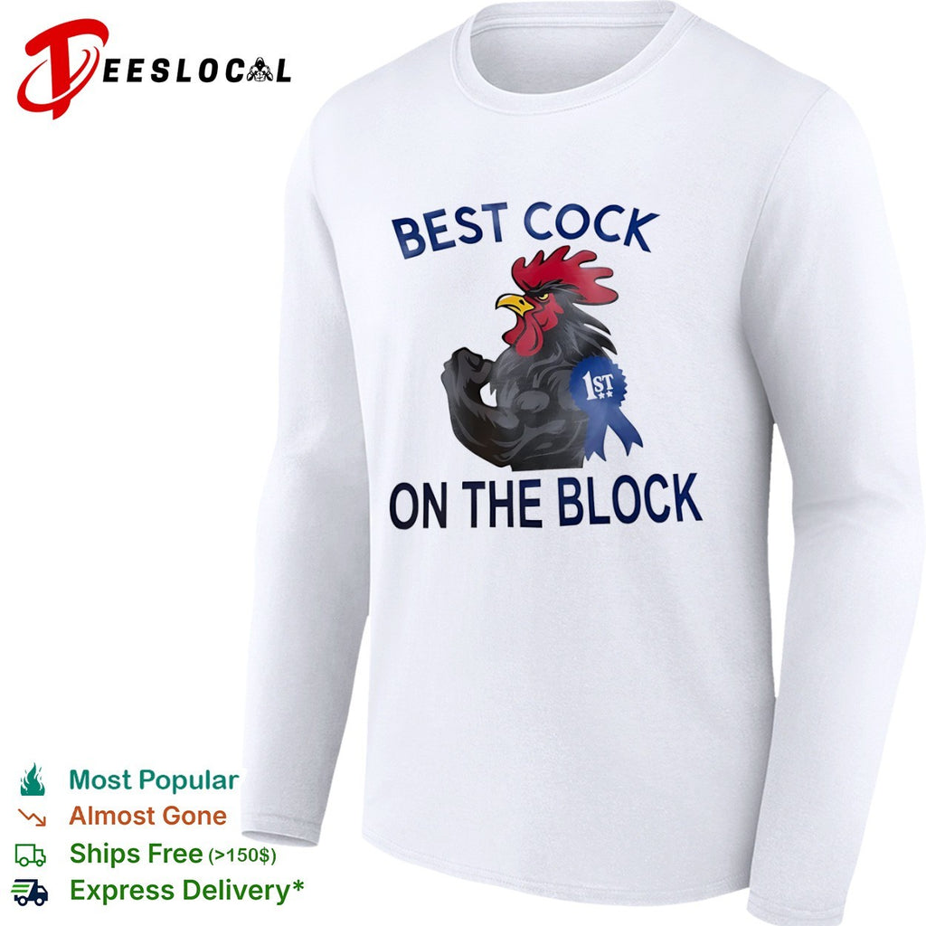 Cock on the Block 1st Place Rooster Muscle shirt