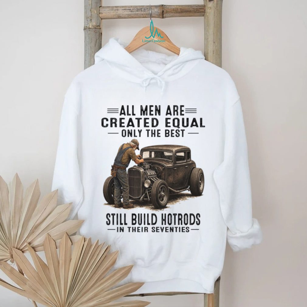 Old Man Hotrod Builder Vintage Mechanic Graphic Shirt