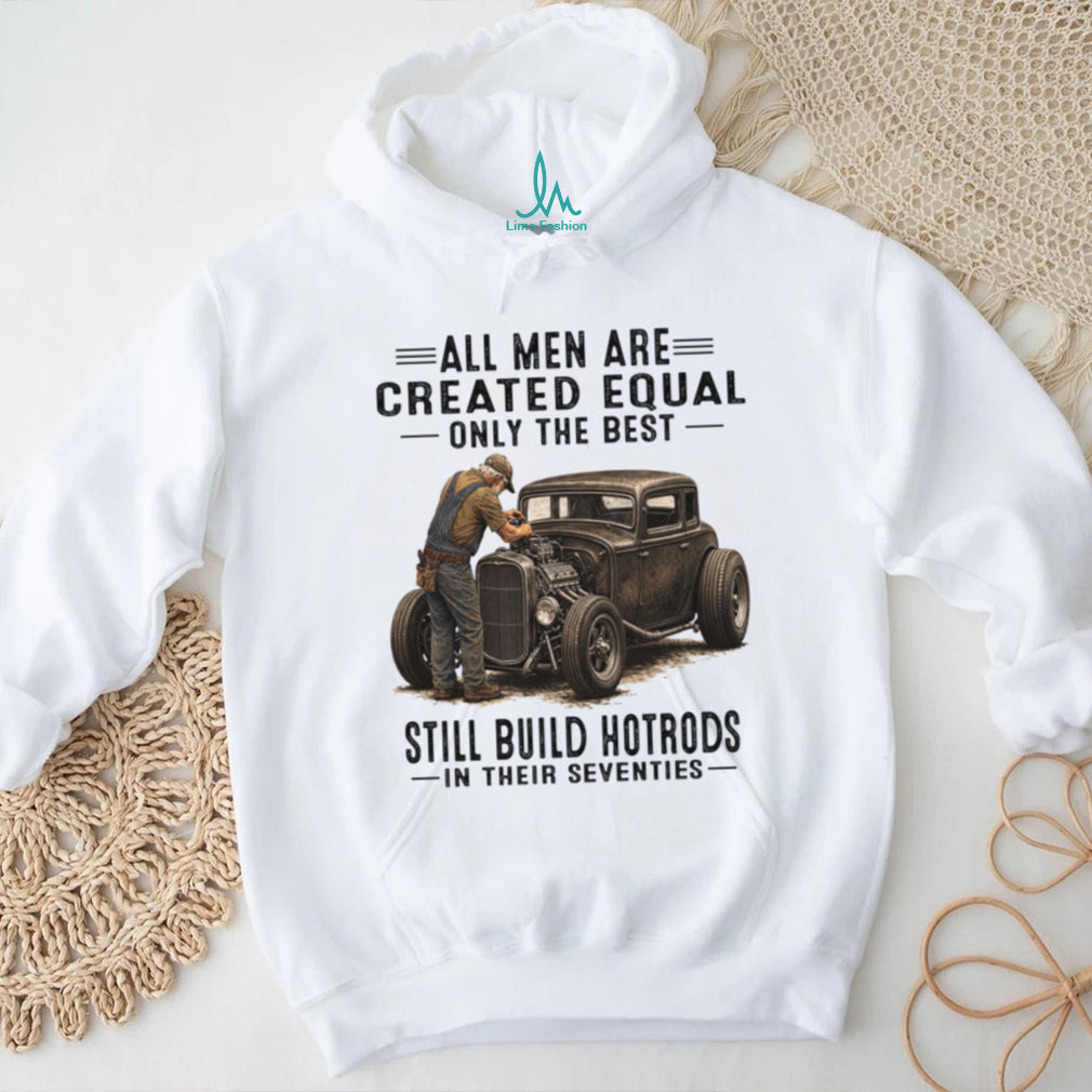Old Man Hotrod Builder Vintage Mechanic Graphic Shirt