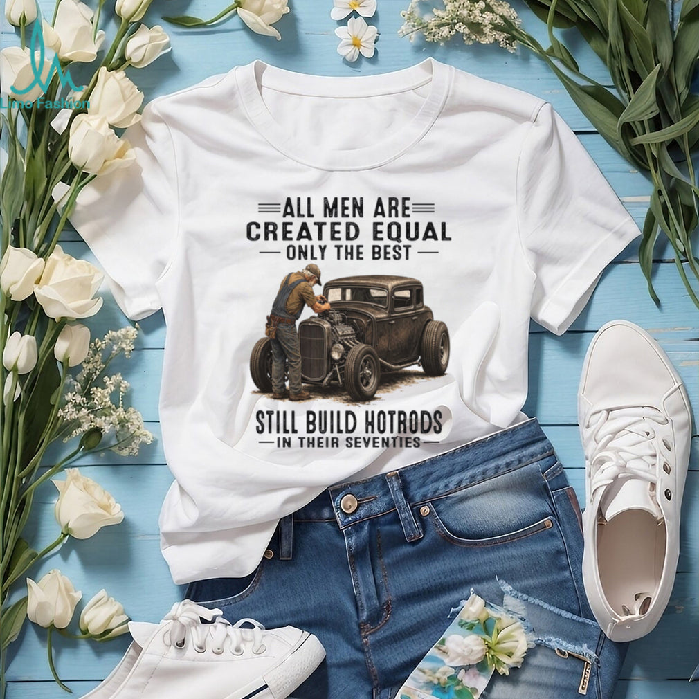 Old Man Hotrod Builder Vintage Mechanic Graphic Shirt