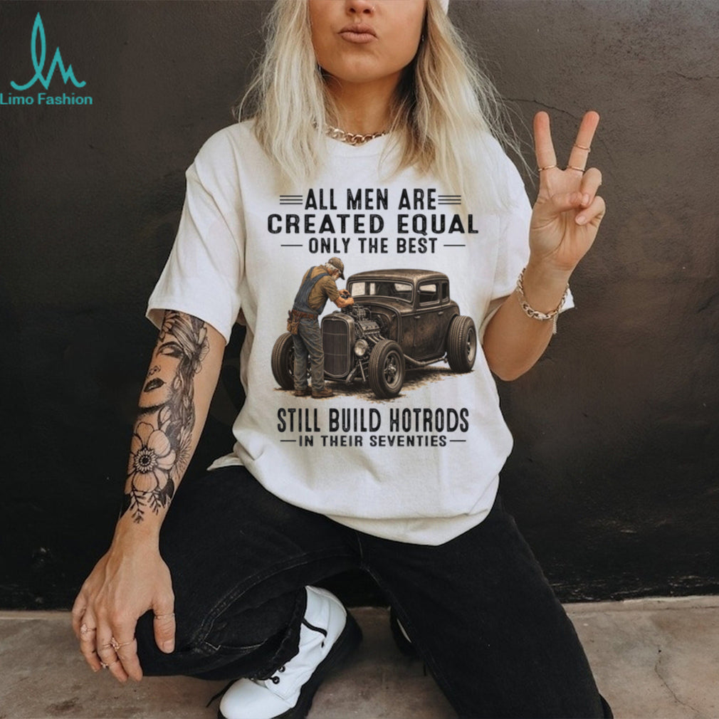 Old Man Hotrod Builder Vintage Mechanic Graphic Shirt