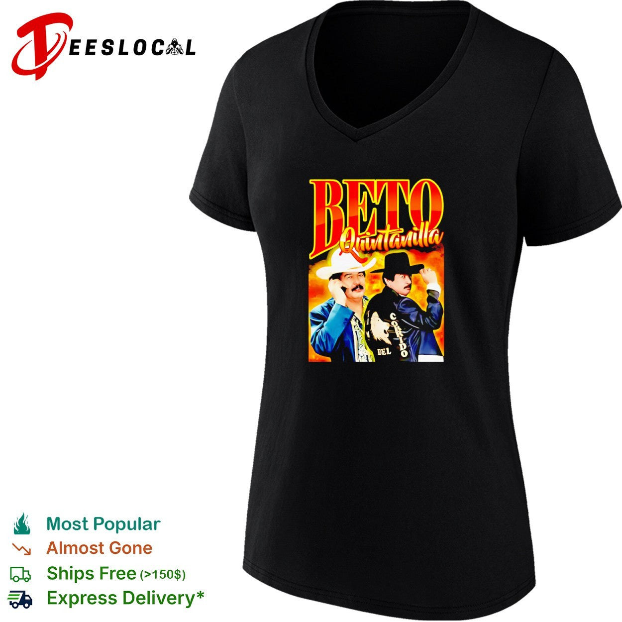 Beto Quintanilla El Leon del Corrido shirt