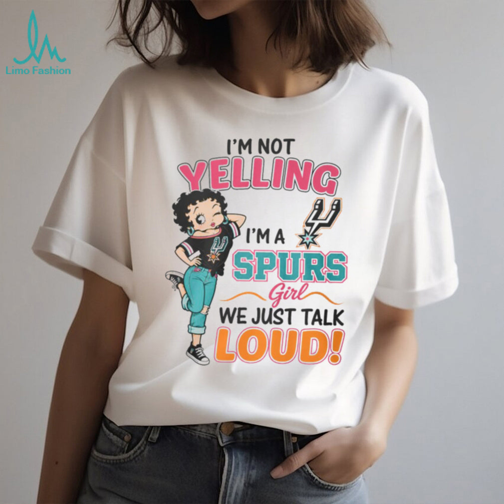 Betty Boop San Antonio Spurs Girl Basketball Fan Funny Shirt