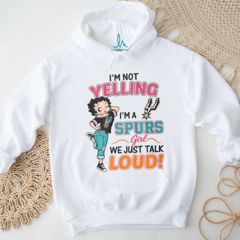 Betty Boop San Antonio Spurs Girl Basketball Fan Funny Shirt