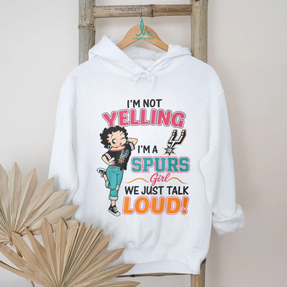 Betty Boop San Antonio Spurs Girl Basketball Fan Funny Shirt