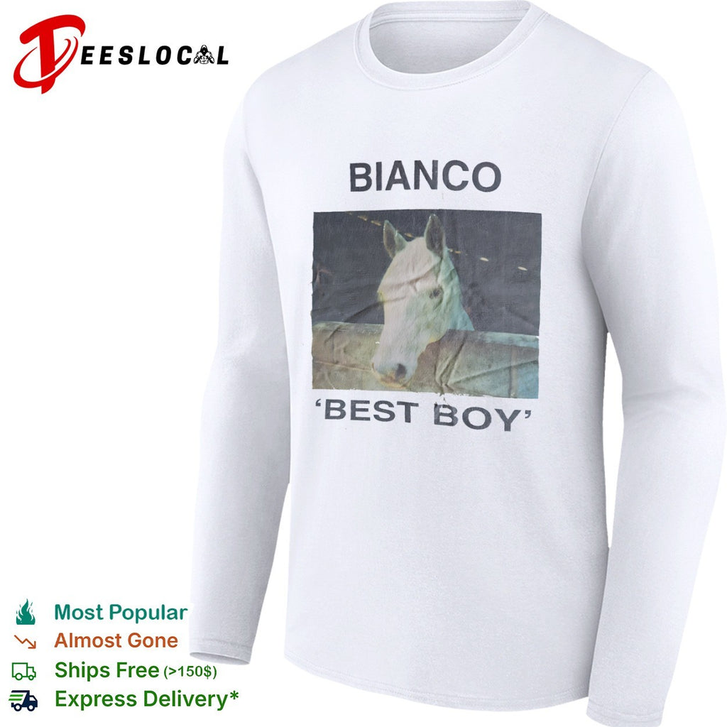 Bianco Best Boy horse portrait shirt