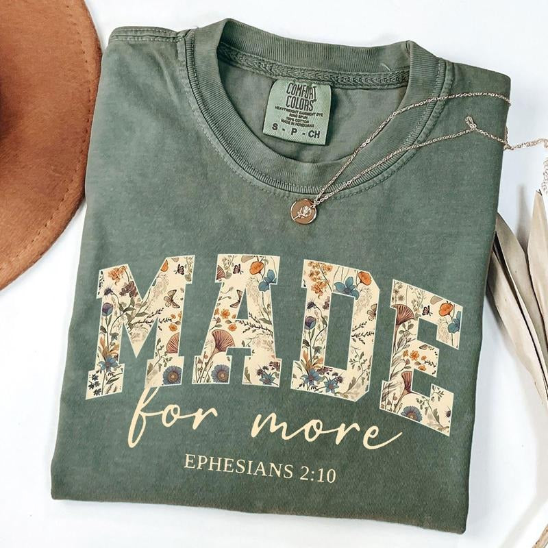 Bible Verse Shirt, Cute Christian Shirt For Women, Jesus Shirt, Christian Gift, Christian Christmas Shirt, Love and Grace...