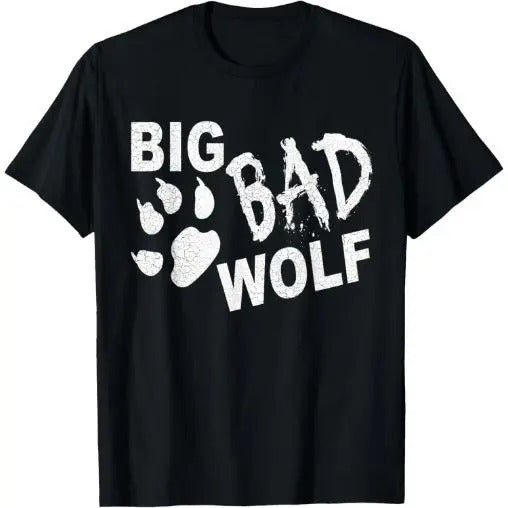 Big Bad Wolf Paw Distressed White Funny Novelty T Shirt T-Shirt Made in USA Hoodie, Sweatshirt | PodTeesHub.com