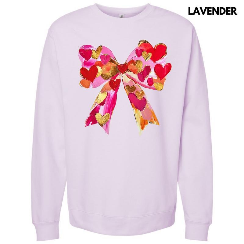 Big Hearts Bow Sweatshirt 'NLB' T-Shirts, Hoodie | PodTeesHub.com
