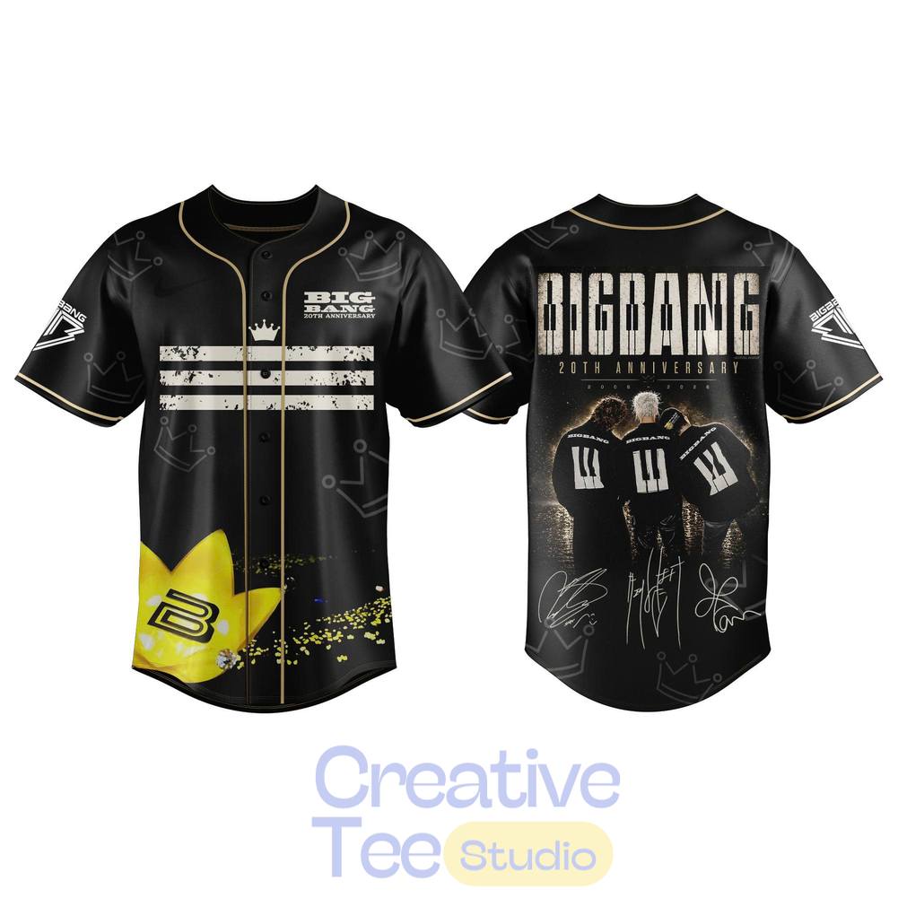 BigBang 20th Anniversary World Tour 26 Special Baseball Jersey
