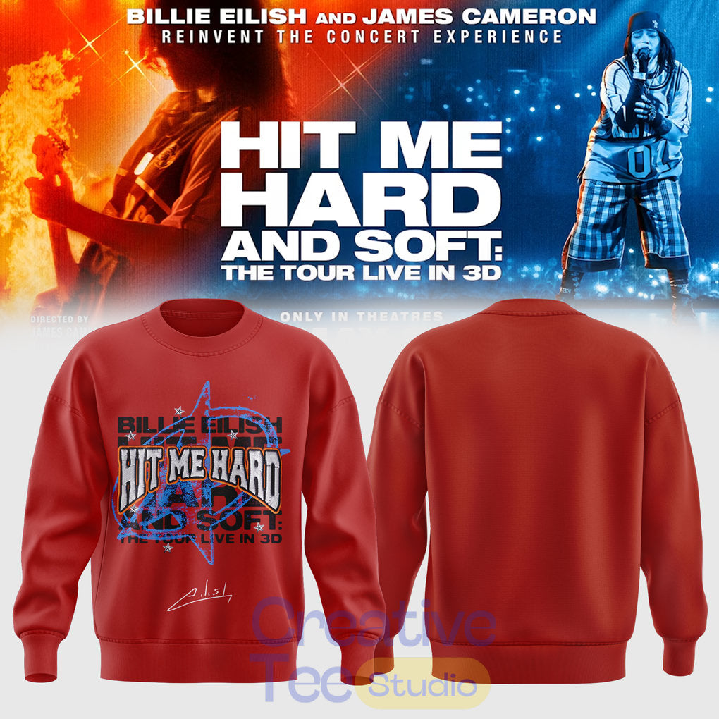 Billie Eilish Hit Me Hard and Soft The Tour 2026 Sweatshirt