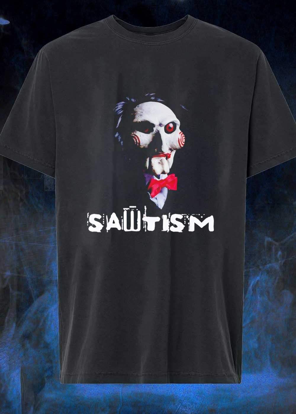 Billy the Puppet Horror Movie Sawtism shirt