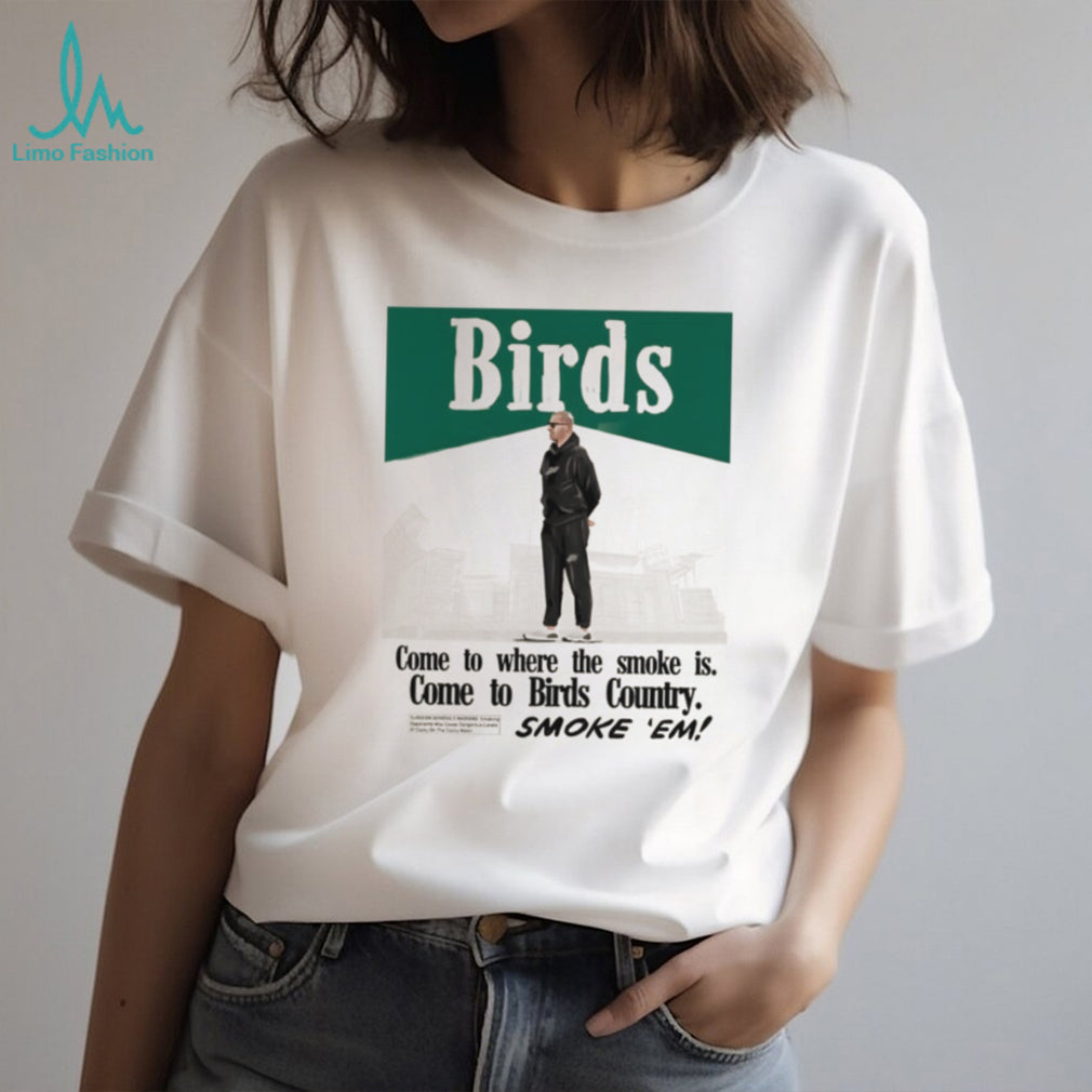 Birds Country Coach Smoke Vintage Style Football T Shirt