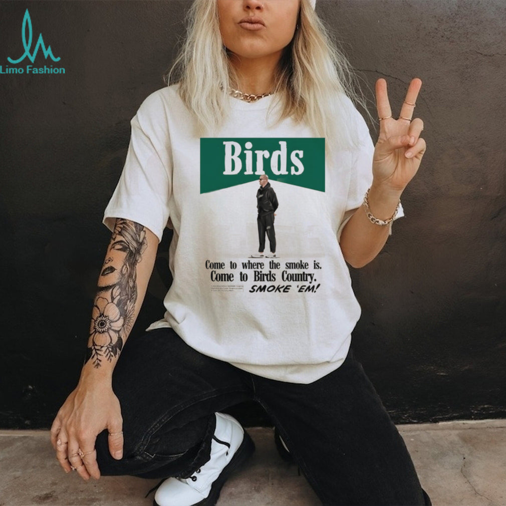 Birds Country Coach Smoke Vintage Style Football T Shirt