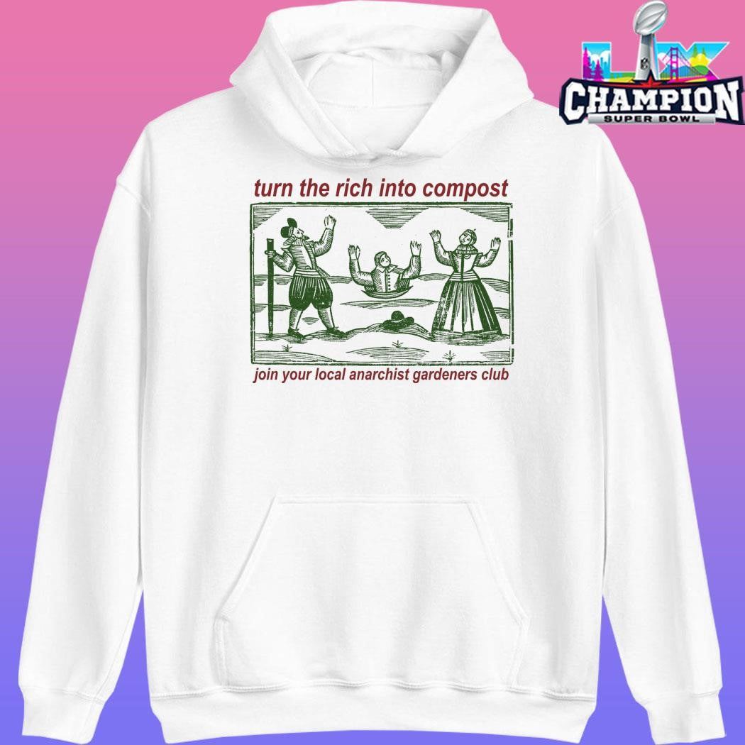Black Lodge Press Turn The Rich Into Compost Shirt