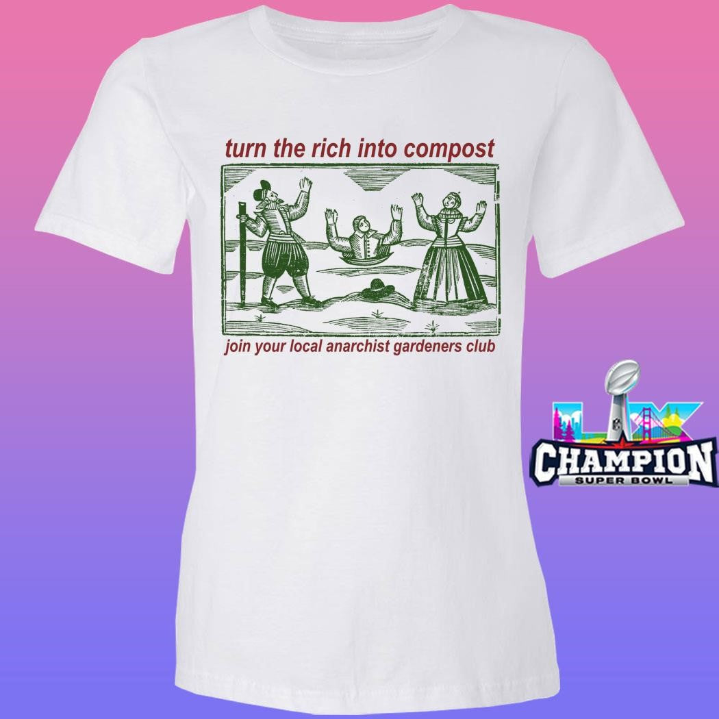 Black Lodge Press Turn The Rich Into Compost Shirt