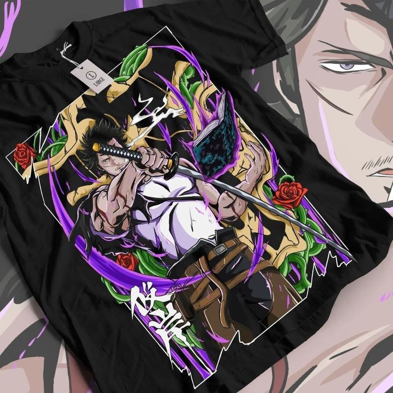 Black clover Yami Sukehiro T-shirt Anime Manga Unisex T-Shirt ALL SIZES Hoodie, Sweatshirt | PodTeesHub.com