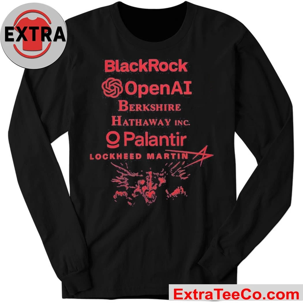 Blackrock Openai Berkshire Hathaway Inc Palantir 2025 T-Shirt