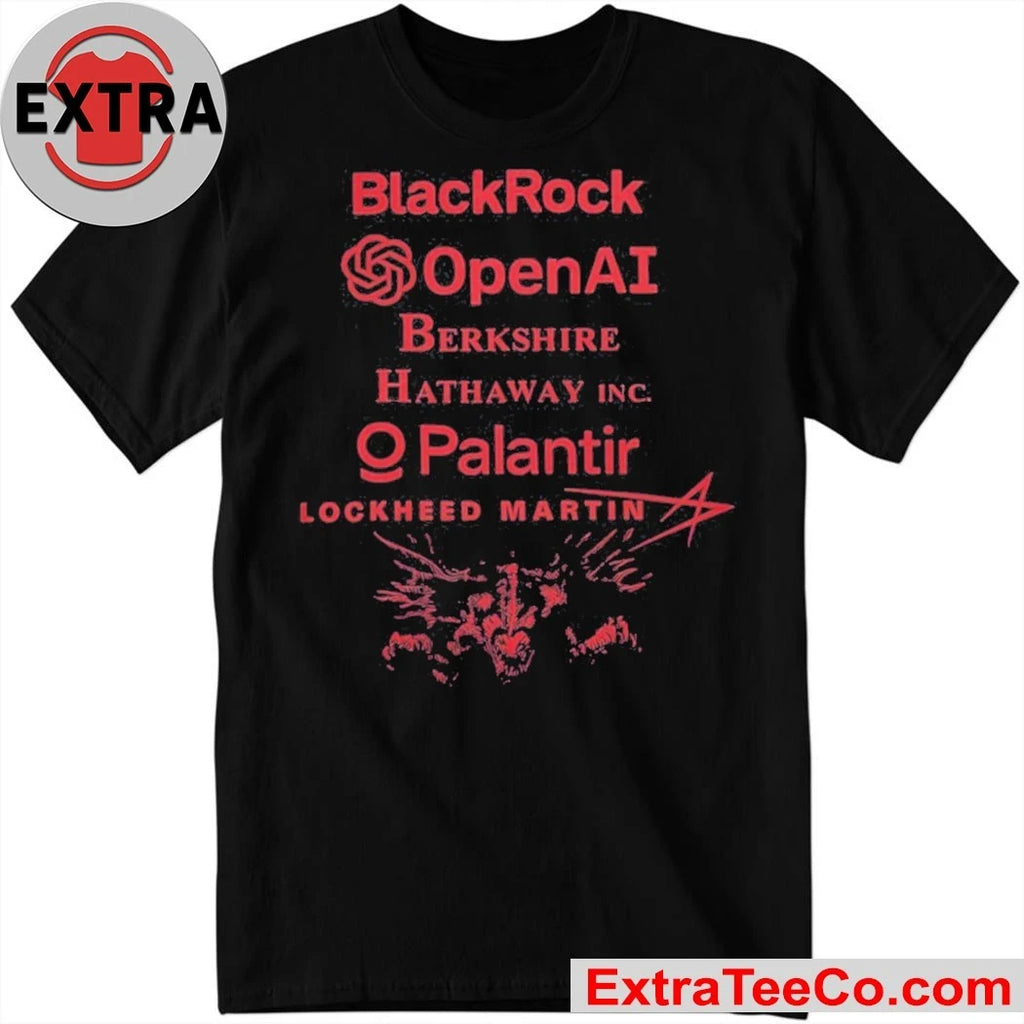 Blackrock Openai Berkshire Hathaway Inc Palantir 2025 T-Shirt