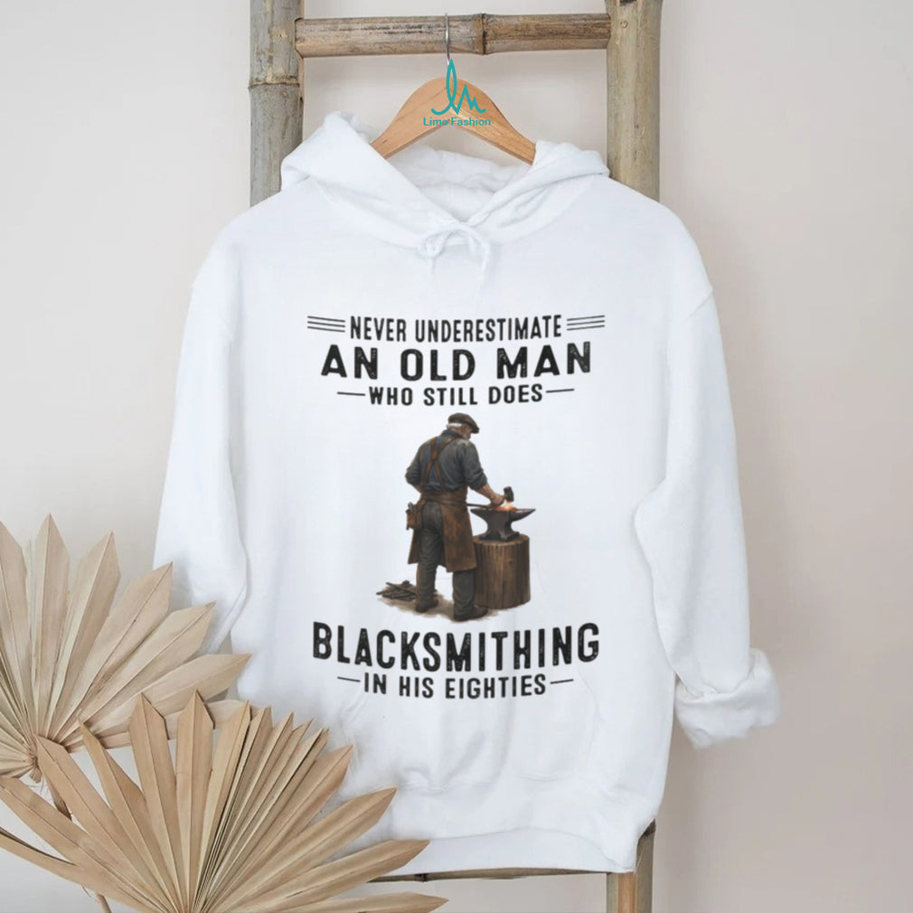 Blacksmith Old Man Still Working In His Eighties Shirt