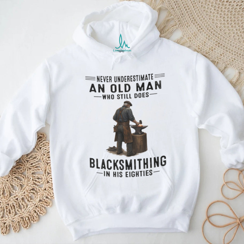 Blacksmith Old Man Still Working In His Eighties Shirt