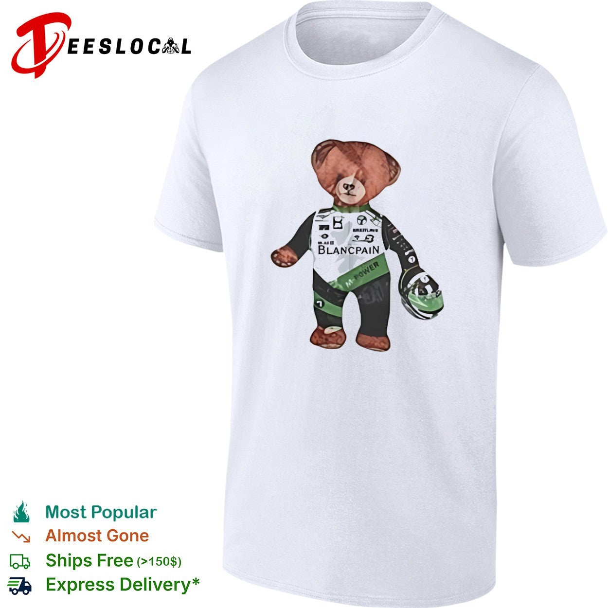 Blancpain racing teddy bear M-Power motorsport racing suit shirt
