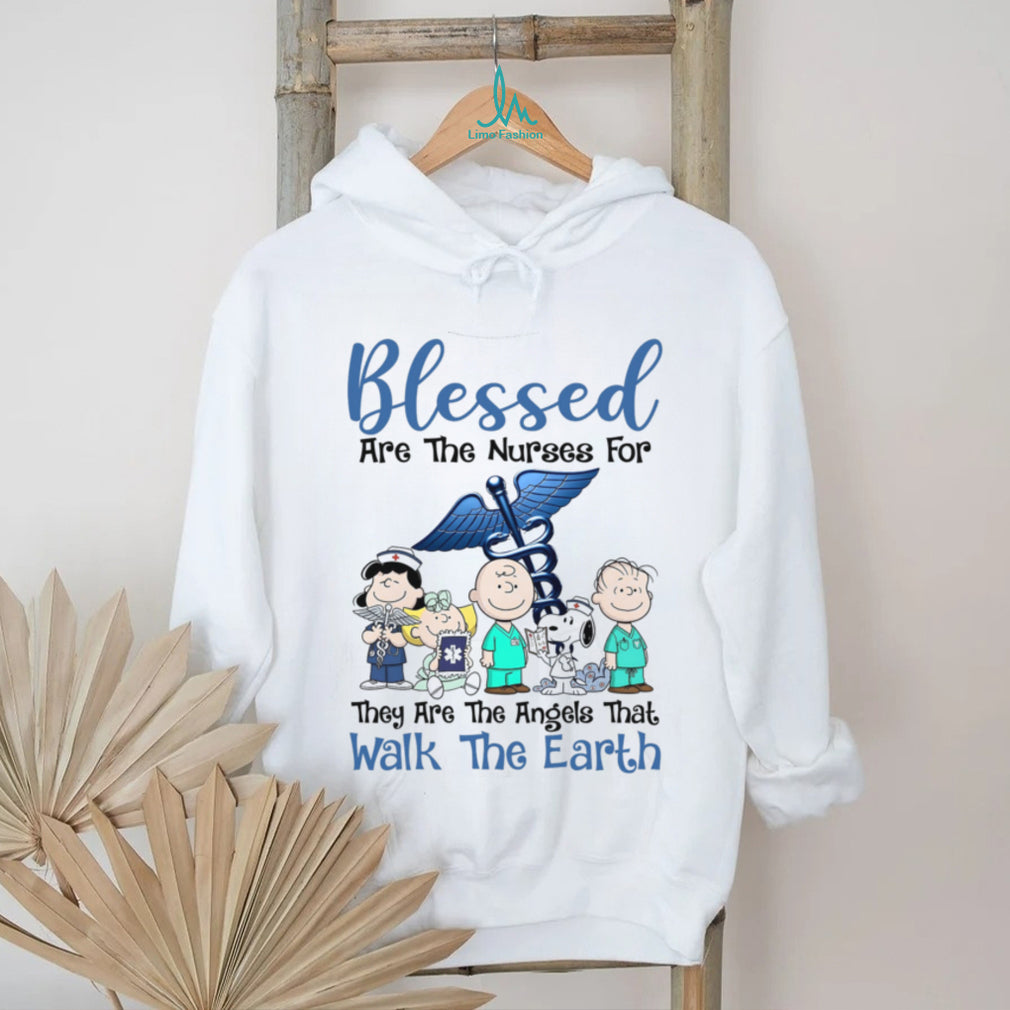 Blessed Are The Nurses Angels Walking On Earth Faith Shirt