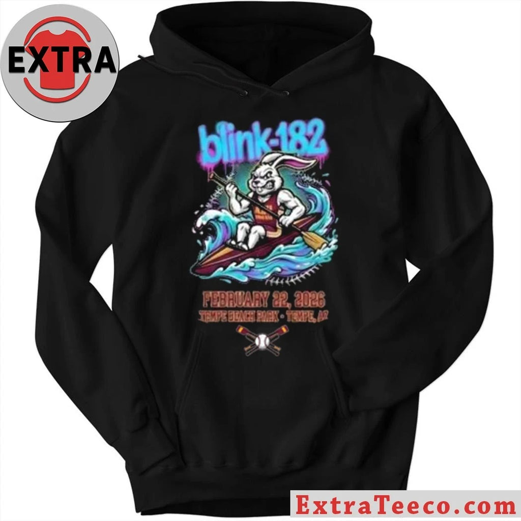 Blink-182 February 22 2026 Innings Festival Arizona Tempe Beach Park Tempe Arizona Collab ASU Rowing Club Shirt
