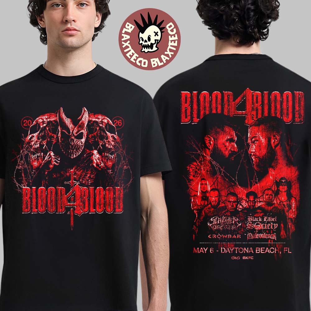 Blood4Blood Event Merch In Daytona Beach Florida On May 6 2026 Faceoff T-Shirt